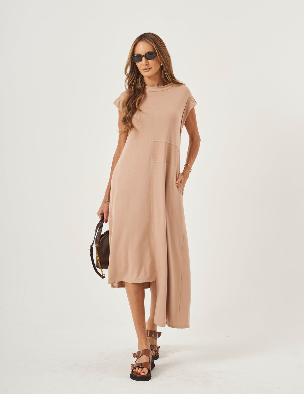 Vestido Desconstruído Jordana Bege