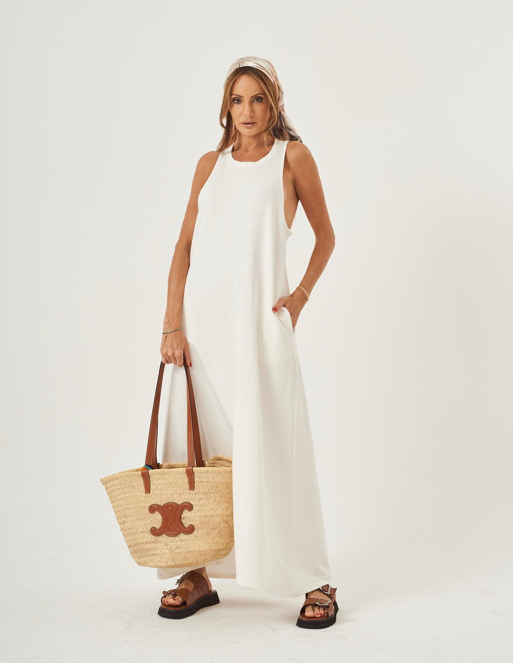 Vestido Nadador Santorini Off White