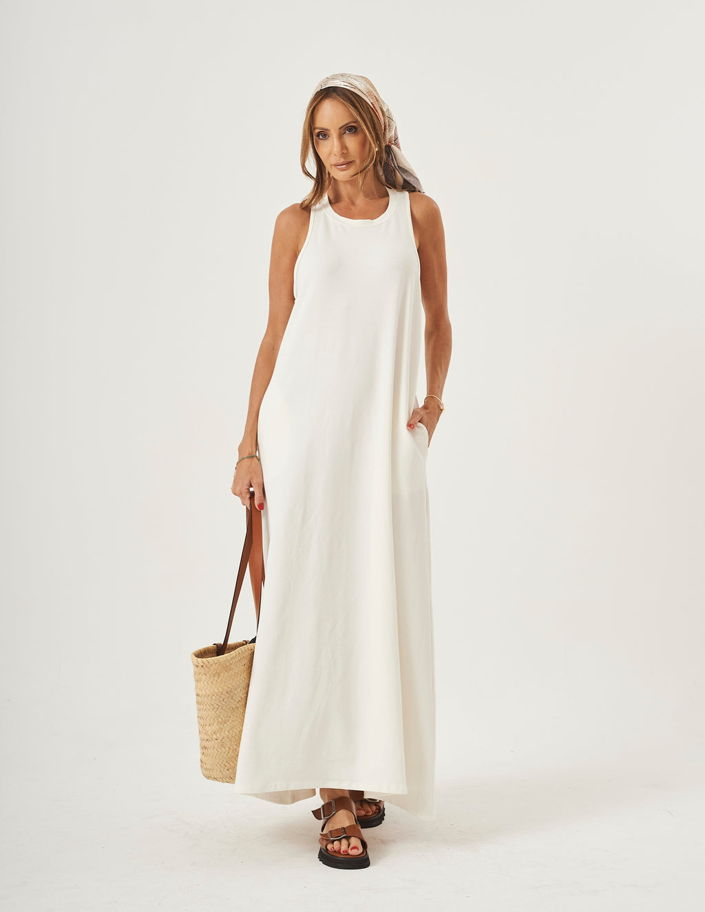 Vestido Nadador Santorini Off White