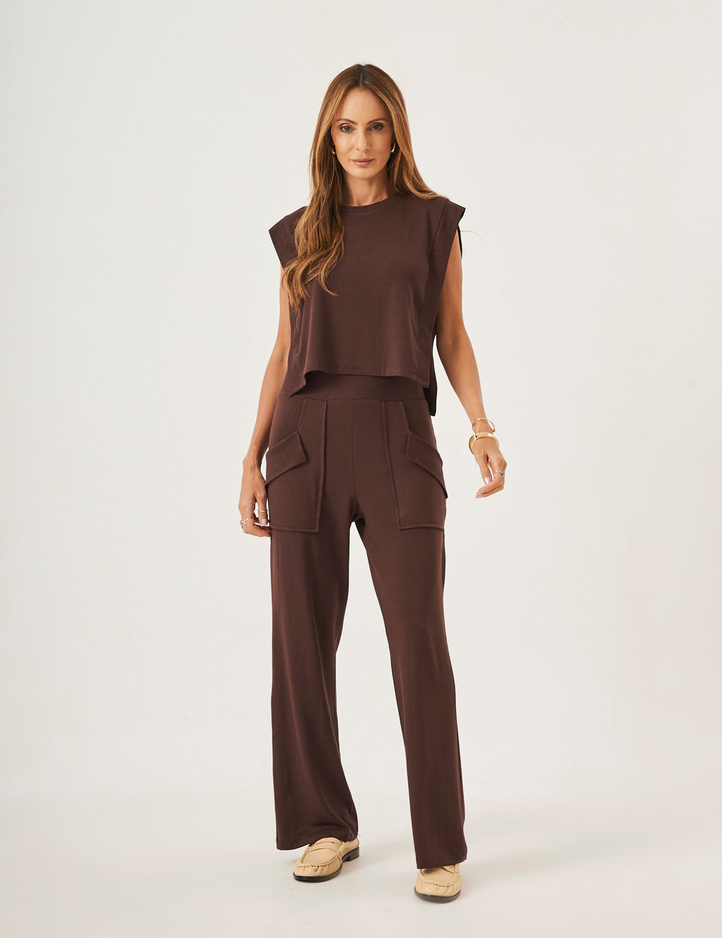 Conjunto Cleo Marrom