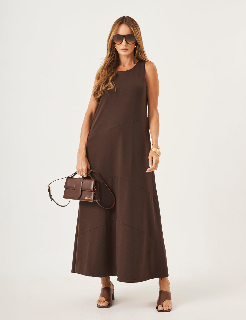 Vestido Charlotte Marrom