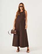 Vestido Charlotte Marrom