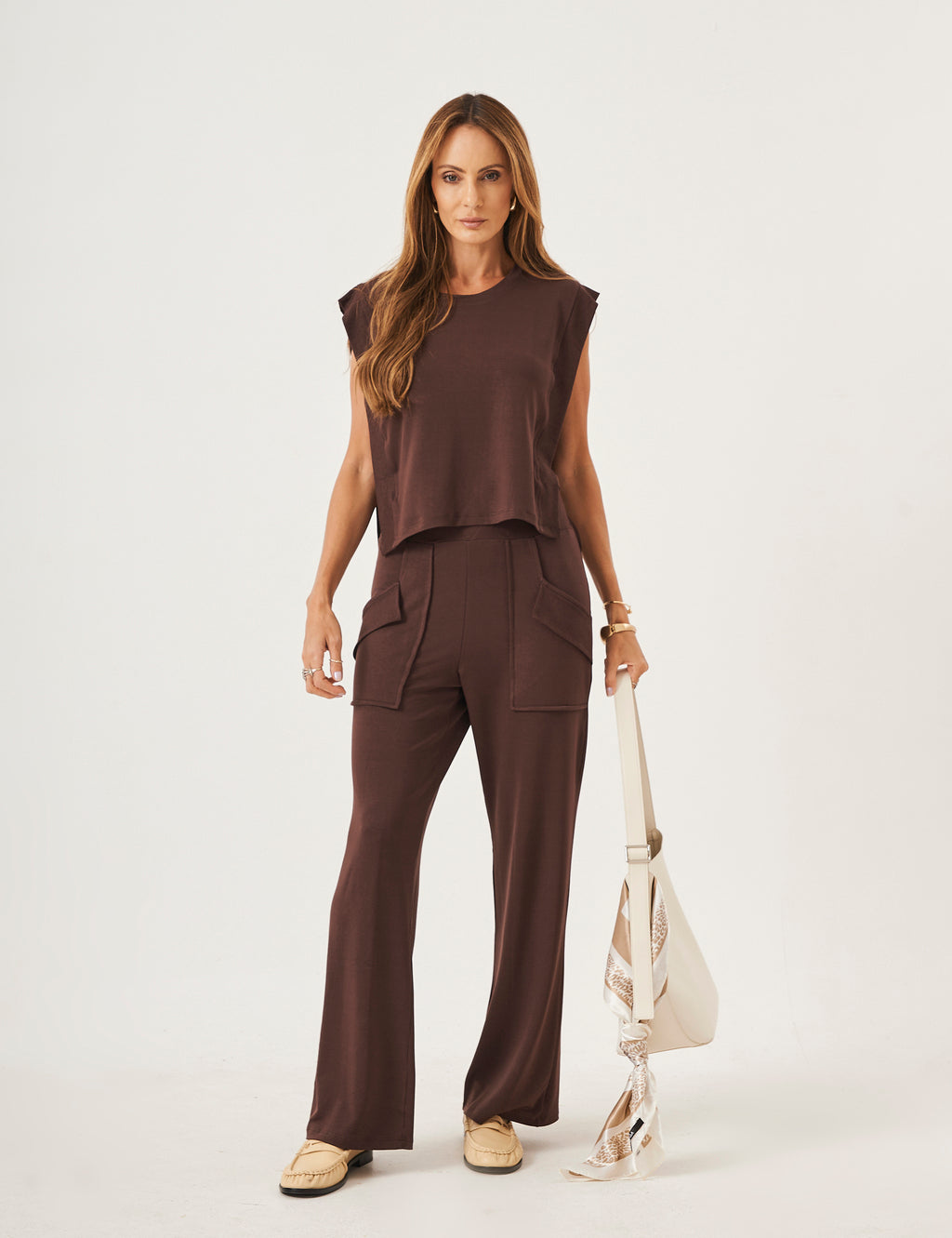 Conjunto Cleo Marrom
