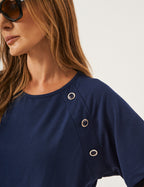 Conjunto Clarissa Azul Marinho