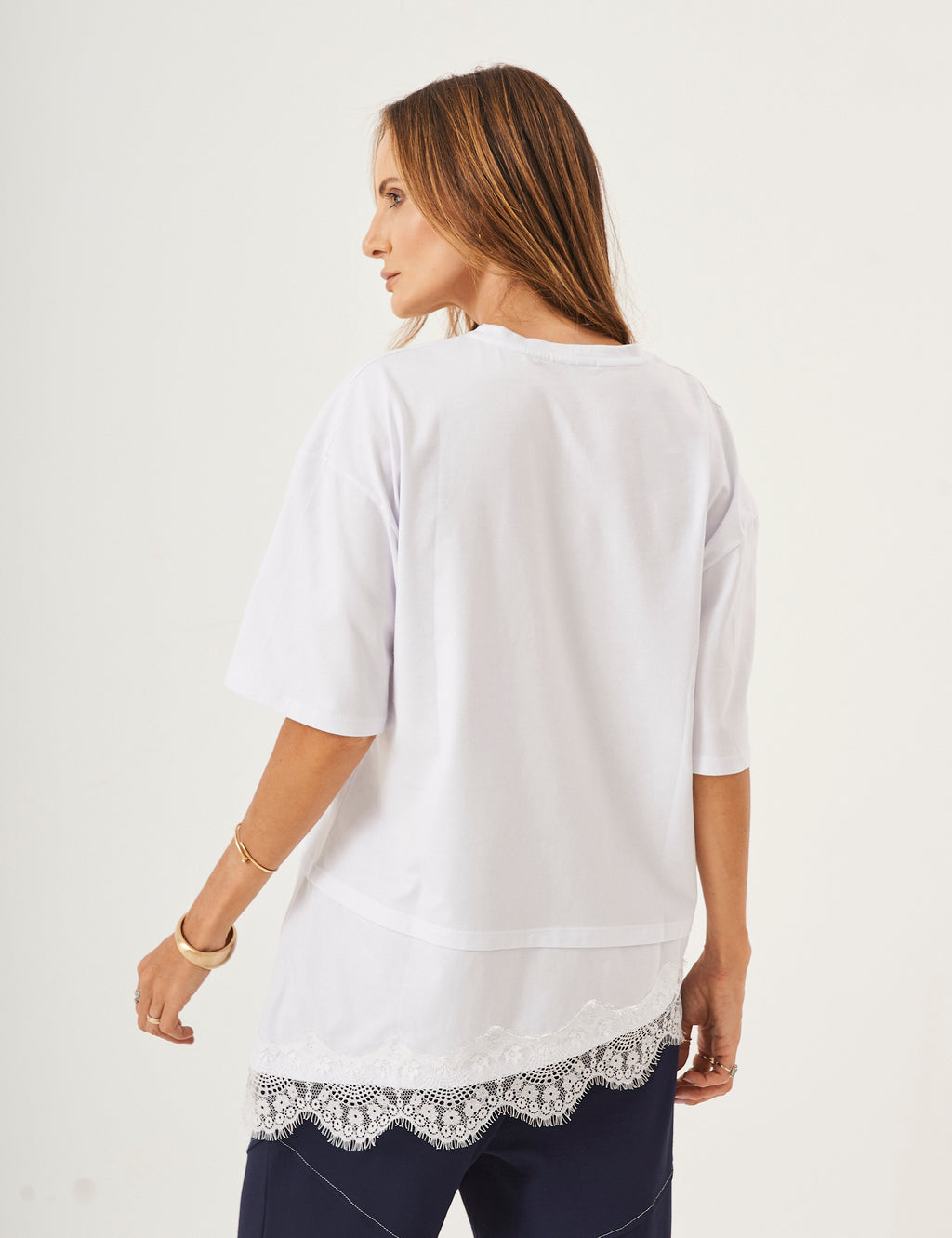 Conjunto Blusa Chiara Off White e Calça Louise Marinho