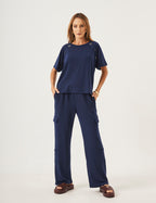 Conjunto Clarissa Azul Marinho