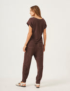 Conjunto Louise Marrom