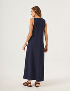 Vestido Charlotte Azul Marinho