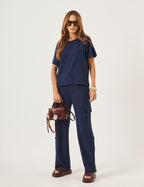 Conjunto Clarissa Azul Marinho
