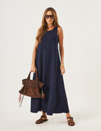 Vestido Charlotte Azul Marinho