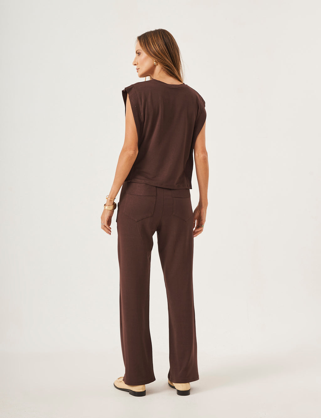 Conjunto Cleo Marrom
