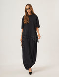 Conjunto Blusa Chiara Preta e Calça Aladin Preta