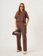 Conjunto Clarissa Marrom