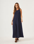Vestido Charlotte Azul Marinho