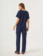 Conjunto Clarissa Azul Marinho