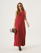 Vestido Charlotte Bordô