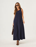 Vestido Charlotte Azul Marinho