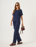 Conjunto Clarissa Azul Marinho