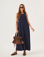 Vestido Charlotte Azul Marinho