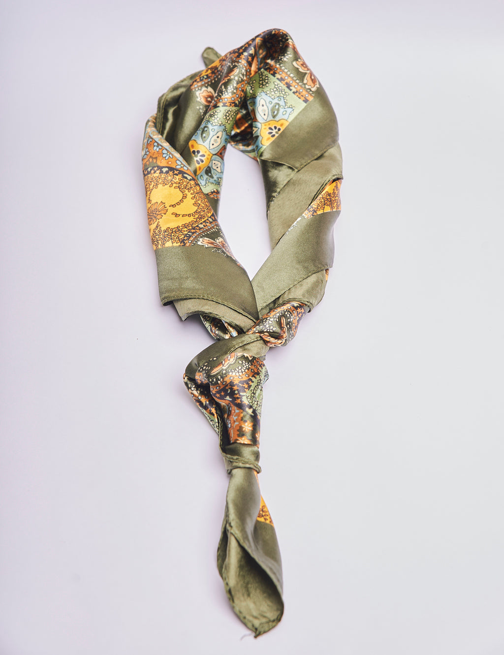 Lenço Estampado Mix Verde Militar