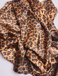 Lenço Estampa Animal Print e Marrom
