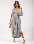 CARDIGAN CURTO MESCLA