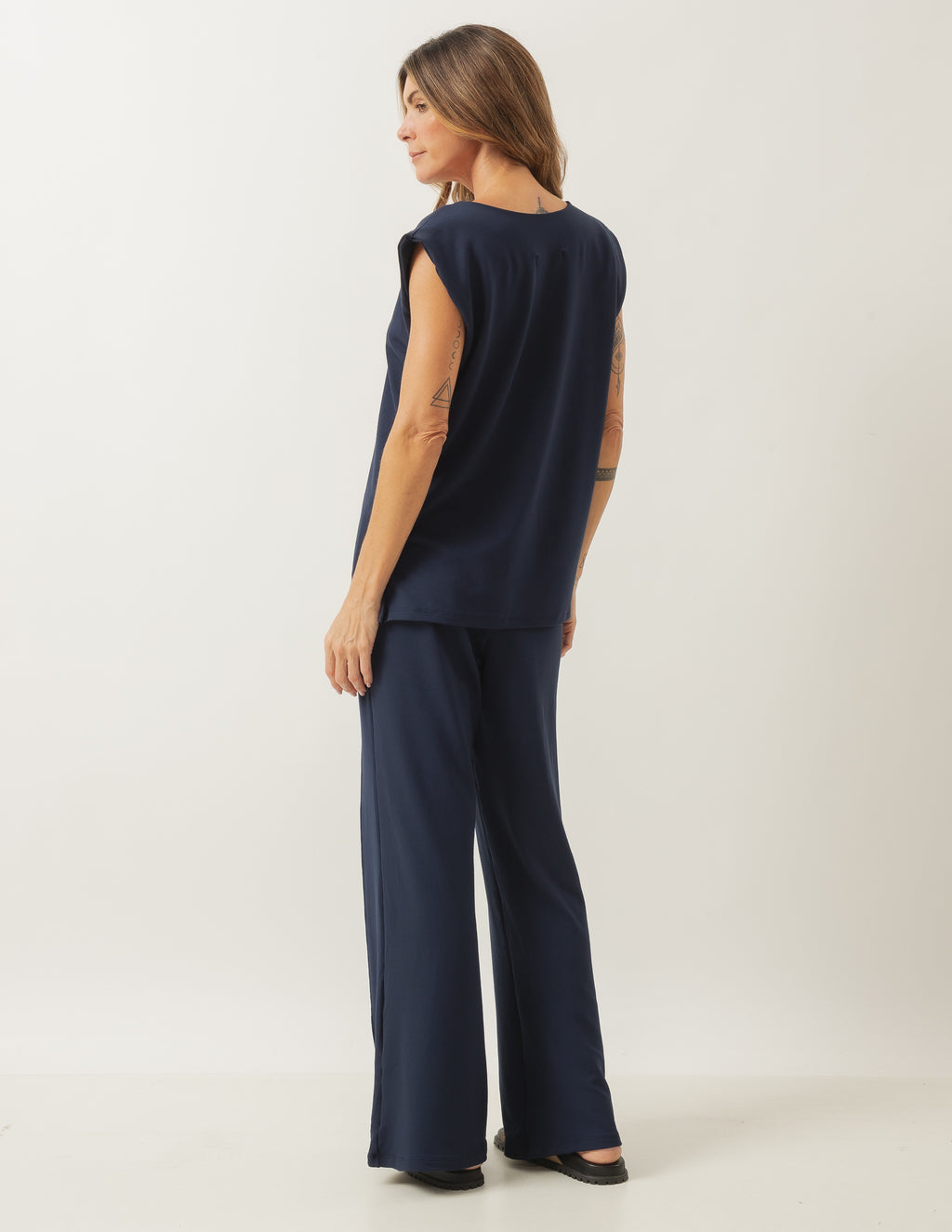 Conjunto Munique Azul Marinho
