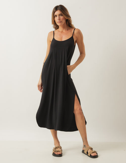 Vestido Longo Luciana Preto