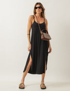 Vestido Longo Luciana Preto