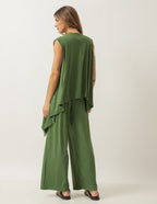 CONJUNTO KIMONO VERDE MILITAR