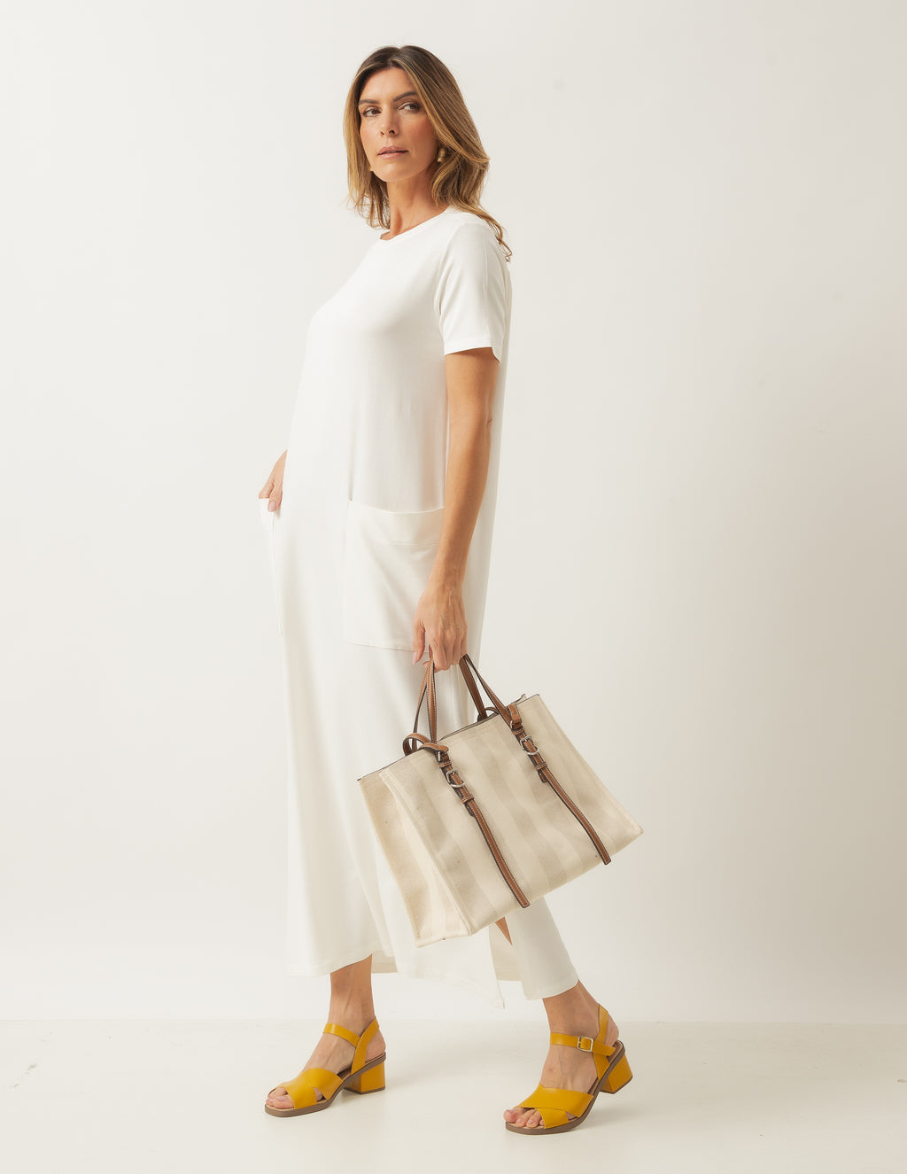 Vestido Paolla off white