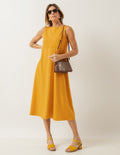 Vestido Naomi Mostarda