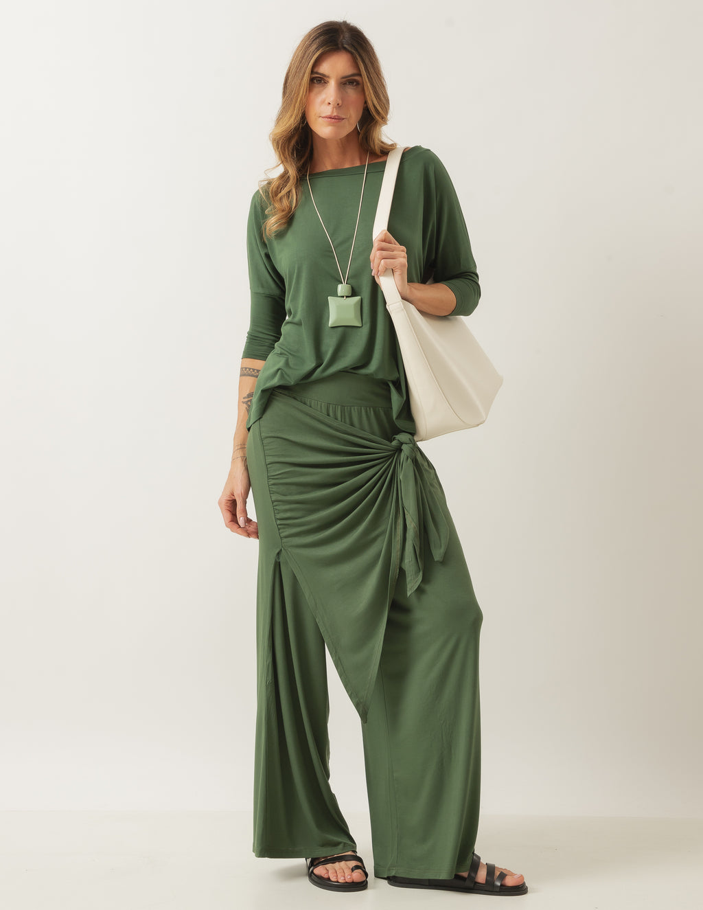 CONJUNTO DUO EVA VERDE MILITAR