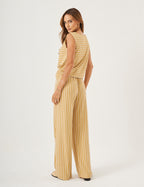 Conjunto Ella Listrado Amarelo