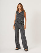 Conjunto Ella Listrado preto e branco
