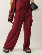Calça Kimono Bordô