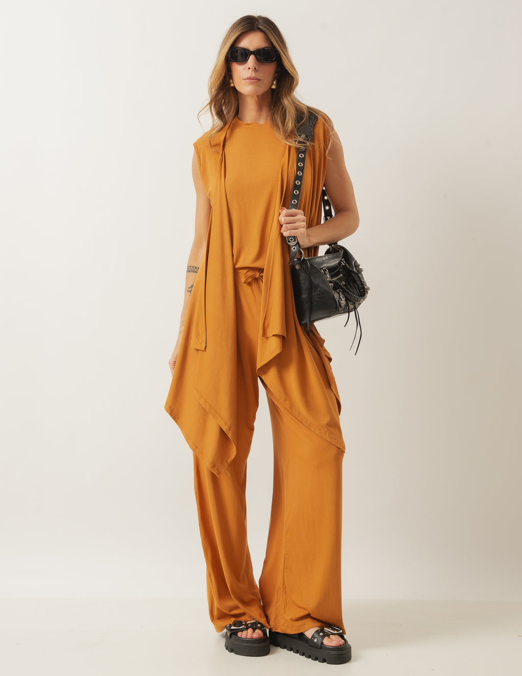 Conjunto Kimono Caramelo