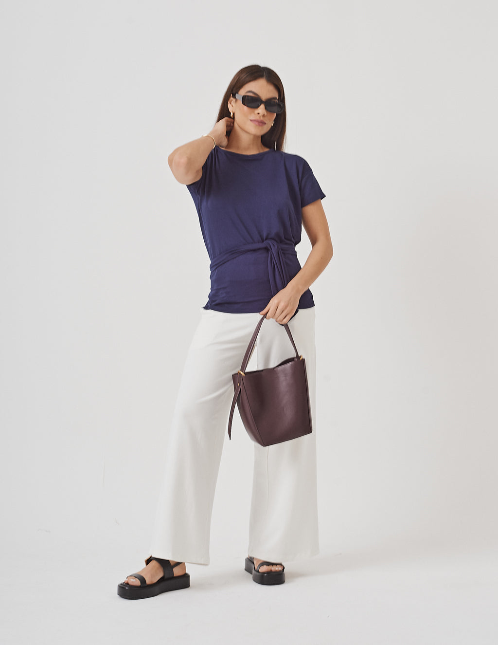 Blusa Haia Azul Marinho