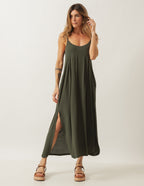 Vestido Luciana Verde Militar