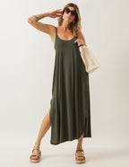 Vestido Luciana Verde Militar