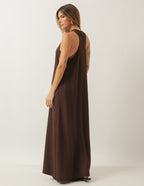 Vestido Nadador Santorini Marrom
