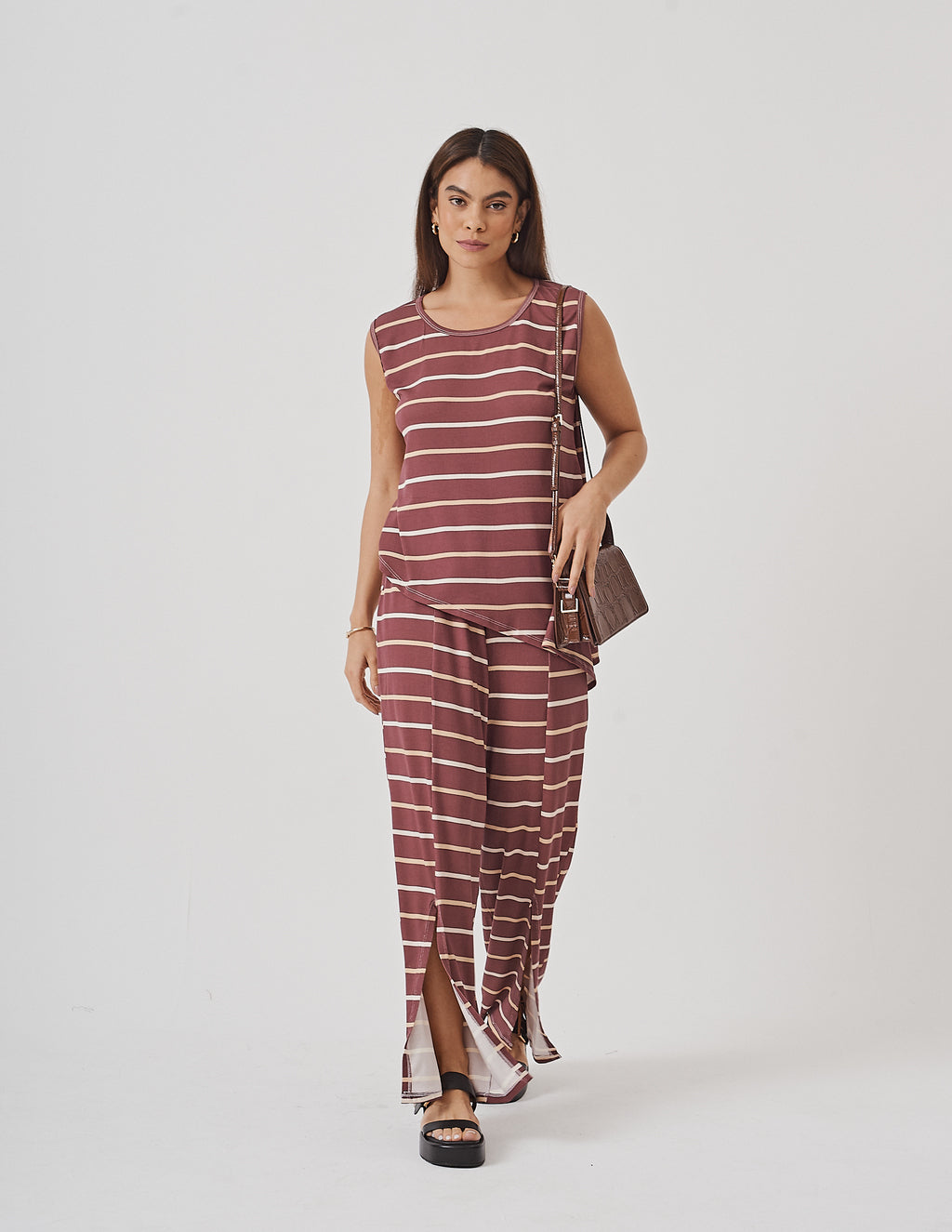 Conjunto Florence Listras Bordo