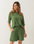 Conjunto Malta Verde Militar