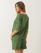 Conjunto Malta Verde Militar