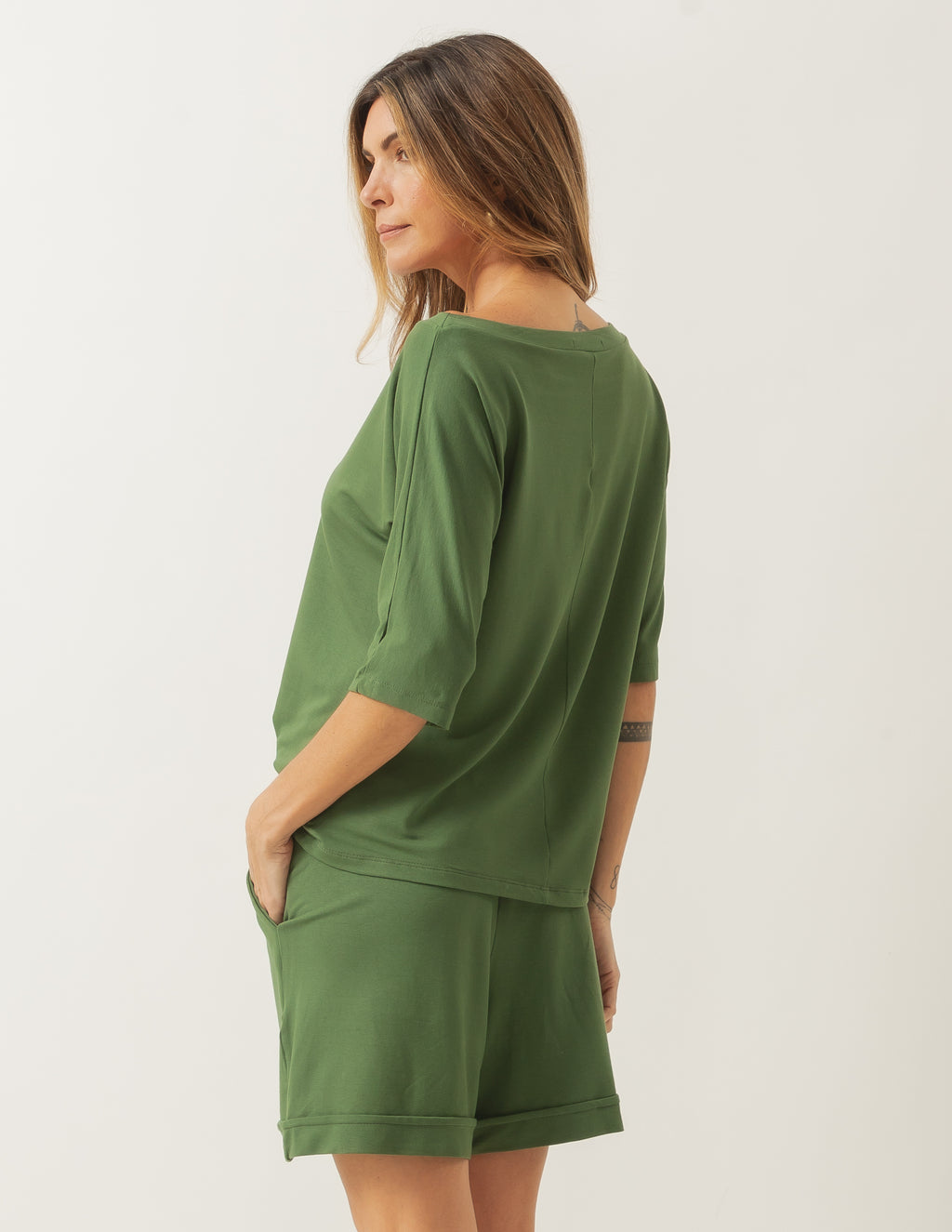 Conjunto Malta Verde Militar