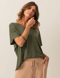 Blusa Maria Verde Militar