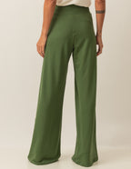 Calça Pantalona Panama Verde Militar