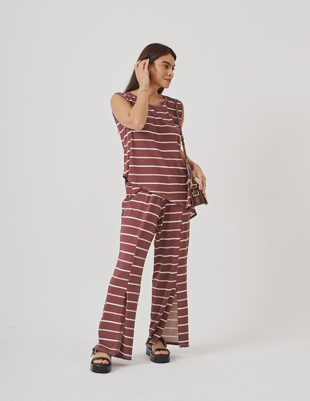 Conjunto Florence Listras Bordo