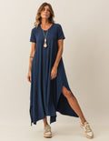Vestido Aretha Azul Marinho
