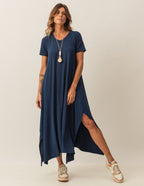 Vestido Aretha Azul Marinho
